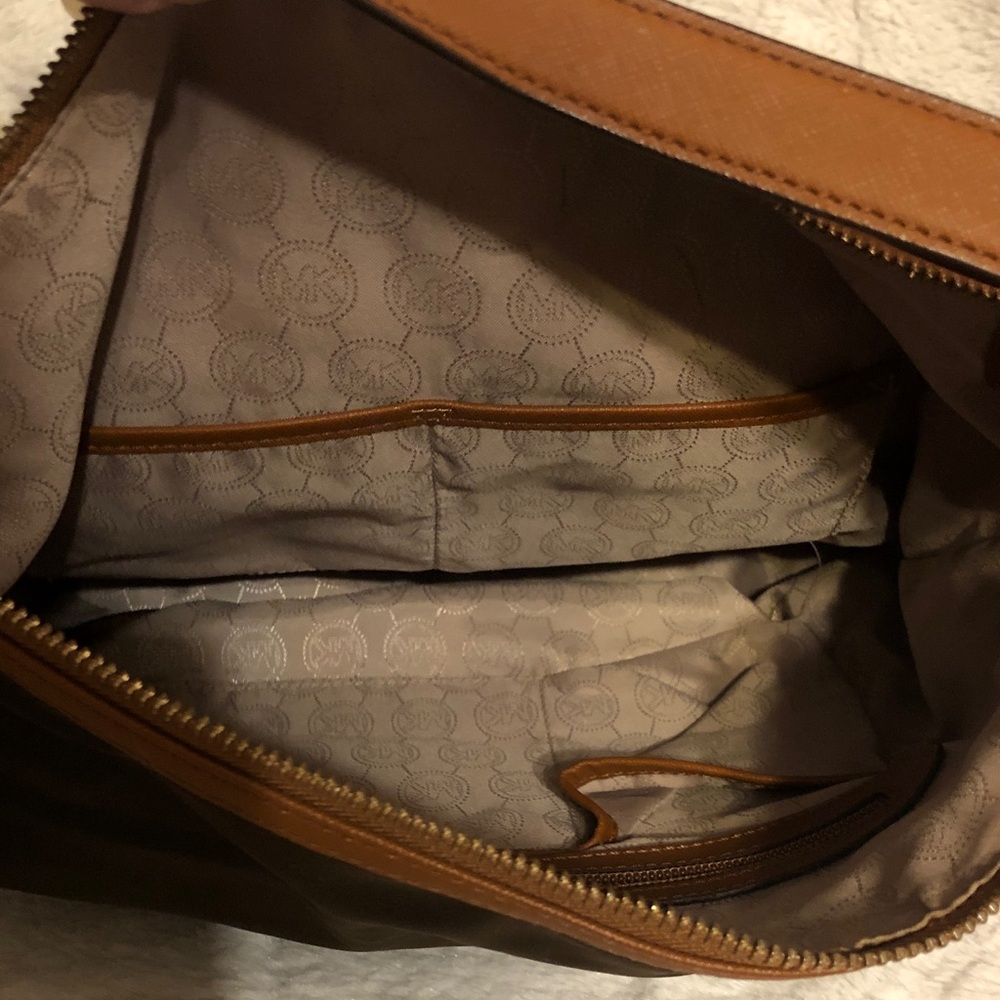 Michael Kors Brown and Tan Nylon Women's Bag - Picture 5 of 10